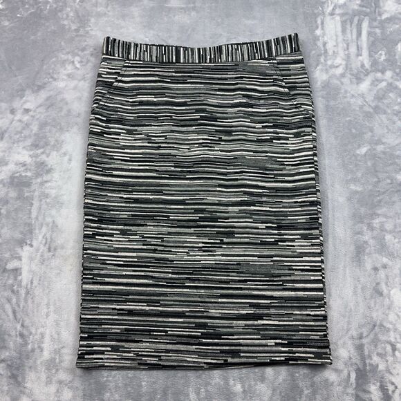 Trina Turk Dresses & Skirts - Trina Turk Skirt Womens Size 10 Smitty 2 Charcoal Striped Pencil Skirt Lined